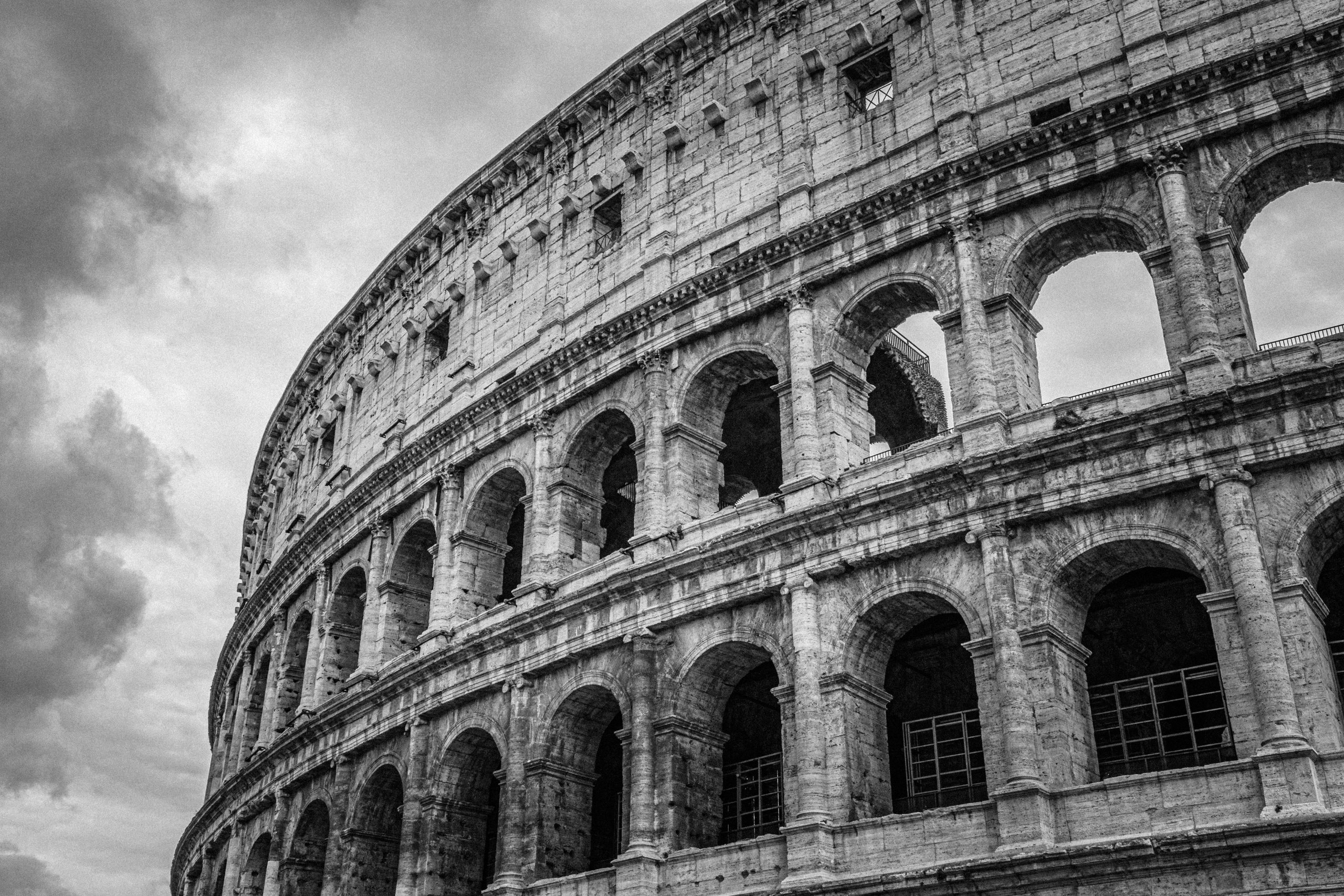 Colosseum stack of columns